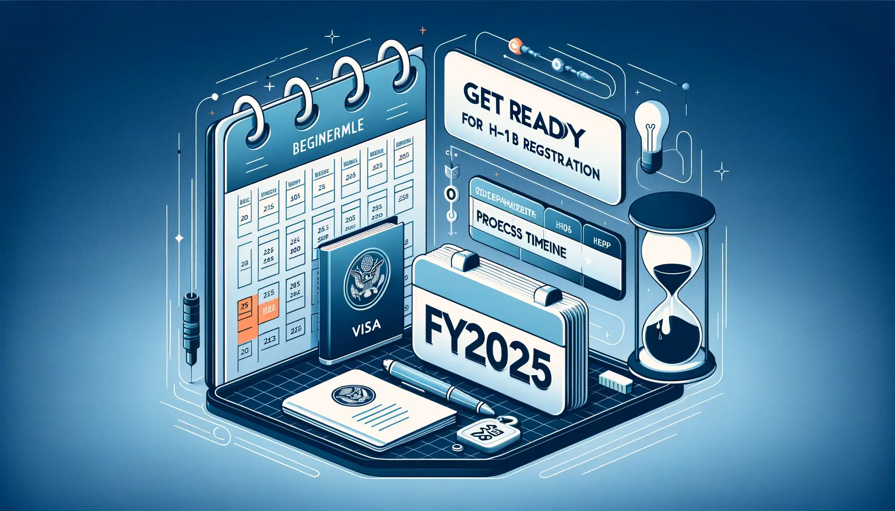 Get Ready For H-1B Registration | FY2025 | Process Timeline